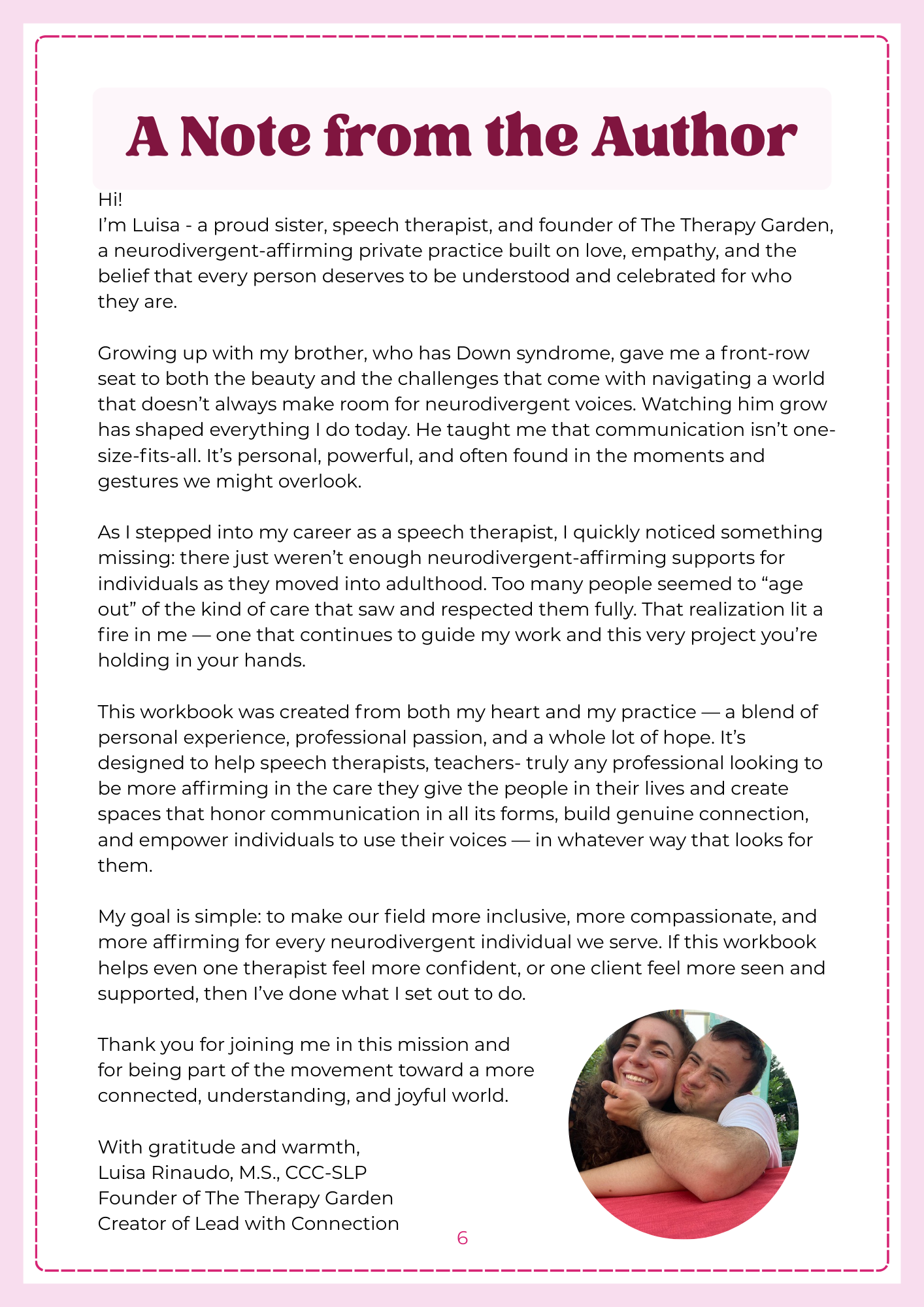 Lead with Connection: A Neurodivergent-Affirming Workbook