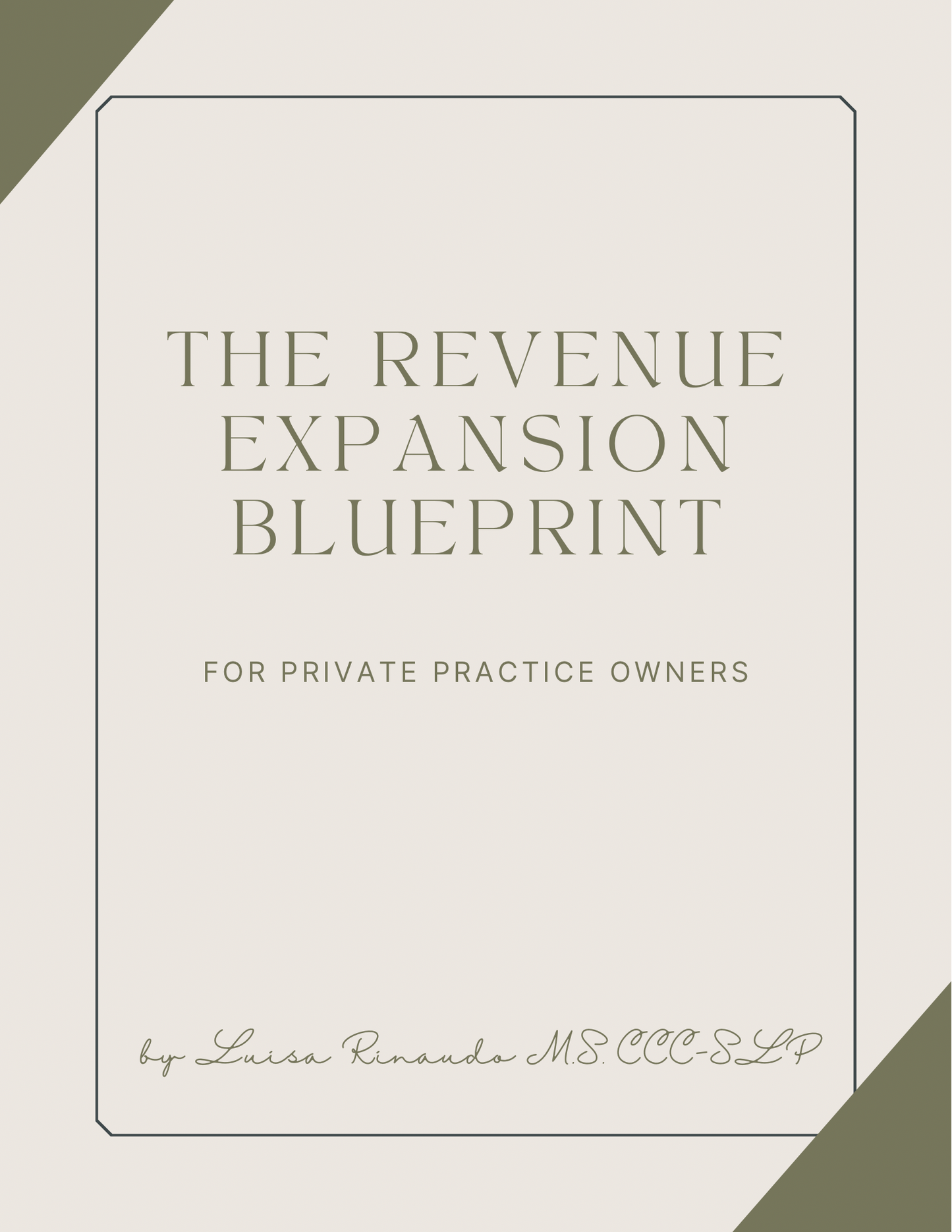 The Revenue Expansion Blueprint