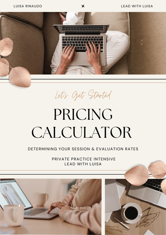 Private Practice Pricing Calculator